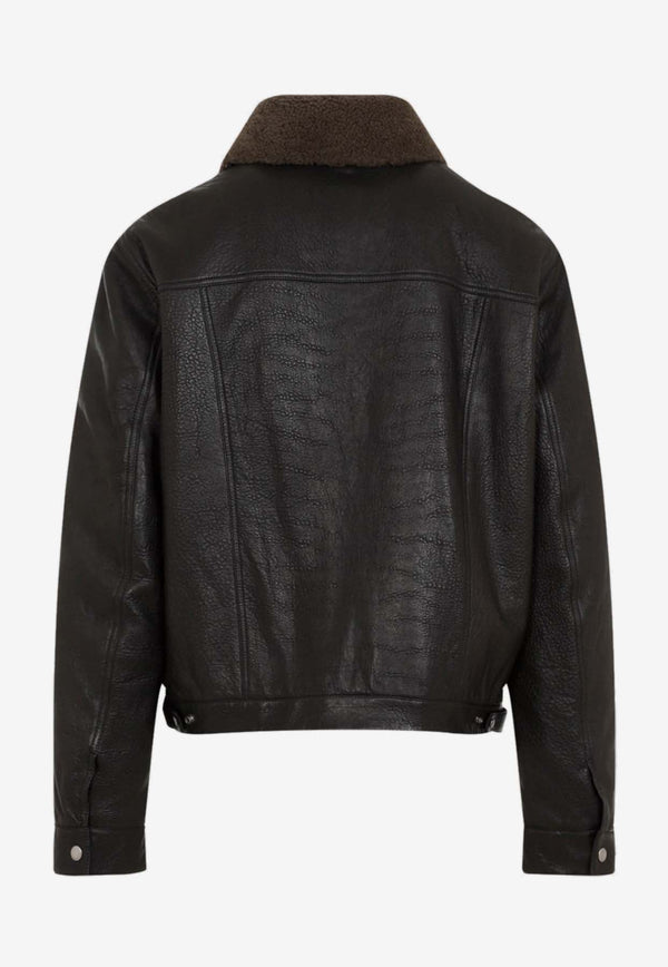 Shearling Leather Jacket