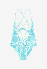 Paisley Printed Swimsuit