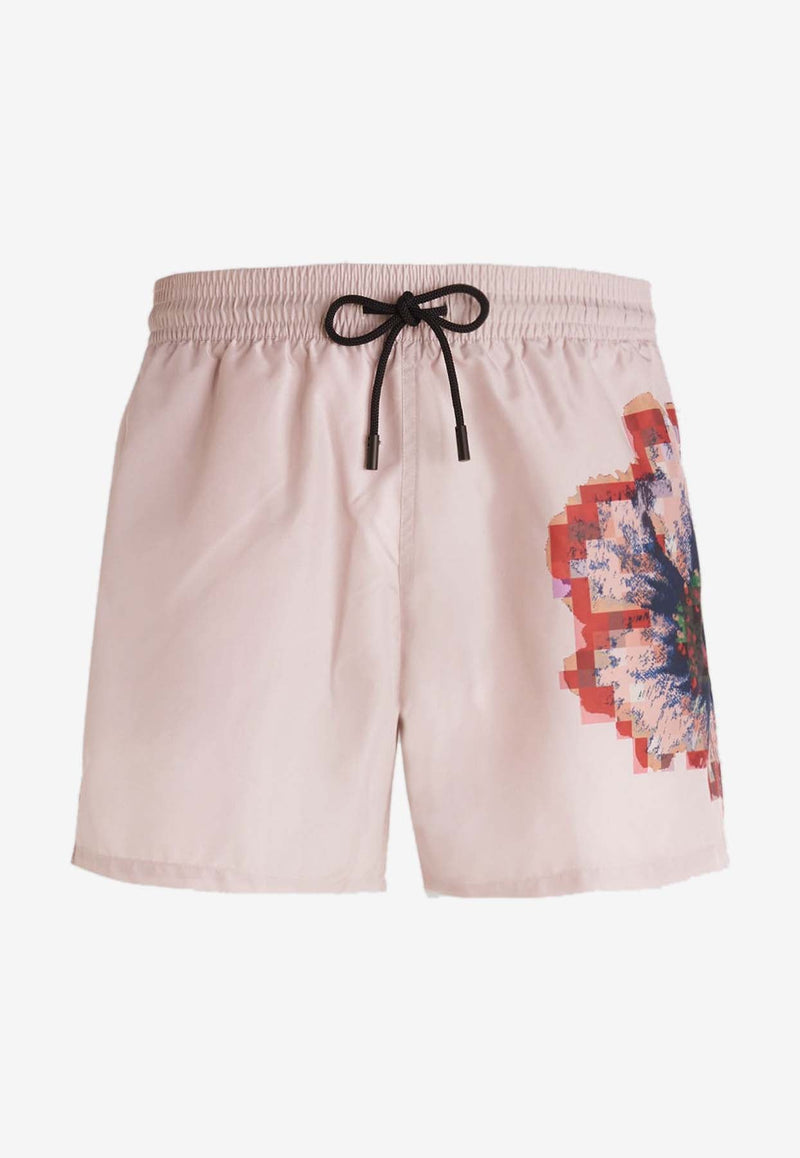 Floral Print Swim Shorts