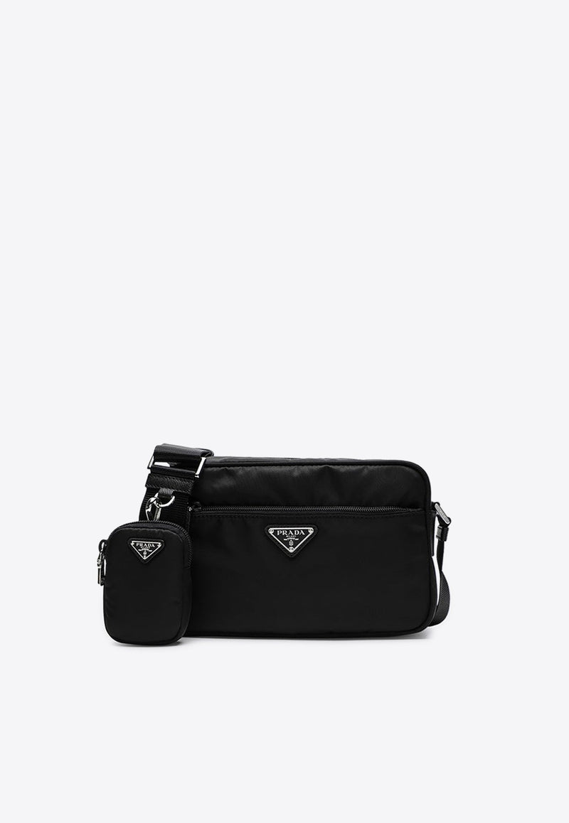 Triangle Logo Re-Nylon Crossbody Bag