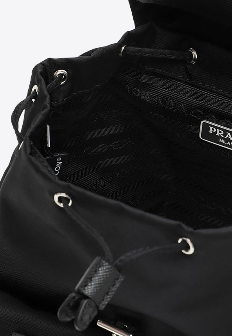 Mini Re-Nylon Triangle Logo Chain Backpack