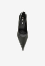 85 Pointed-Toe Leather Pumps