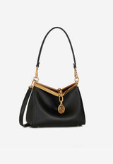 Mini Vela Leather Shoulder Bag