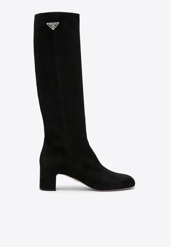 55 Knee-High Suede Boots