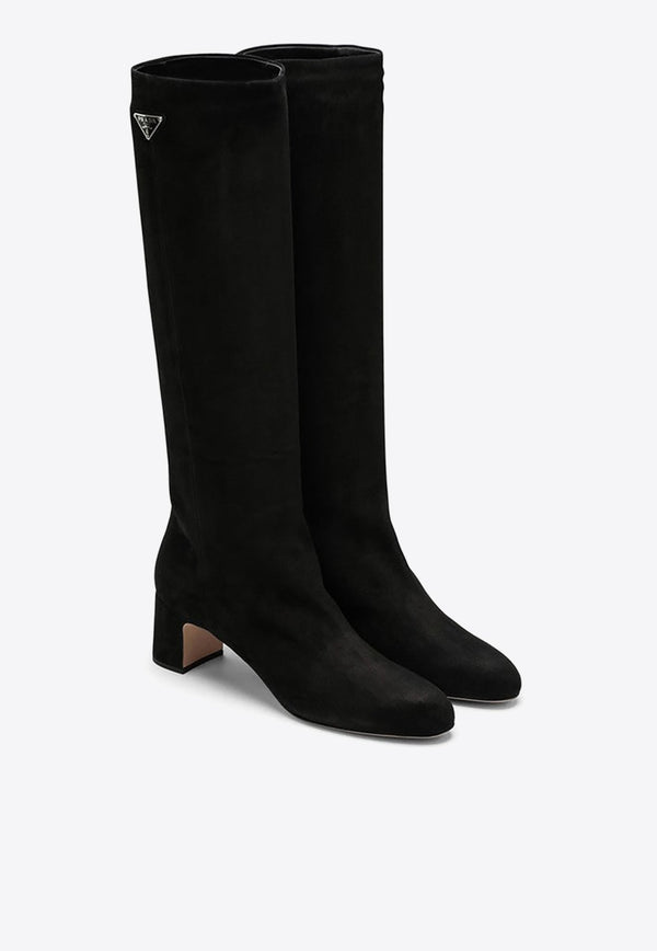 55 Knee-High Suede Boots