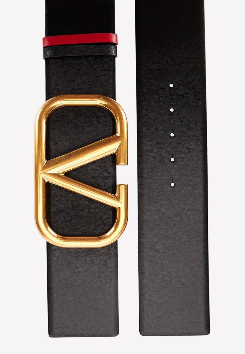 VLogo Reversible Leather Belt