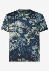 Floral Print Short-Sleeved T-shirt