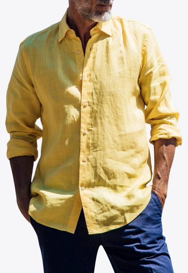 Divin Button-Up Shirt in Linen