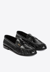 Penny Loafers in Shiny Creased Leather