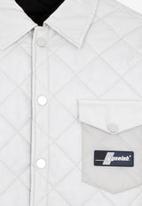 Logo-Patch Quilted Shirt