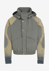 Paneled Windbreaker Jacket