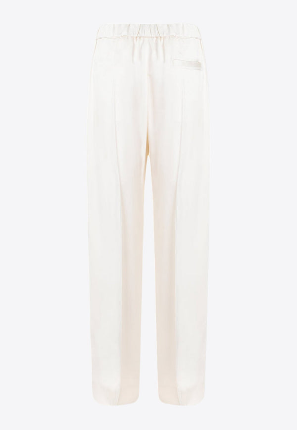 Straight-Leg Elastic Pants