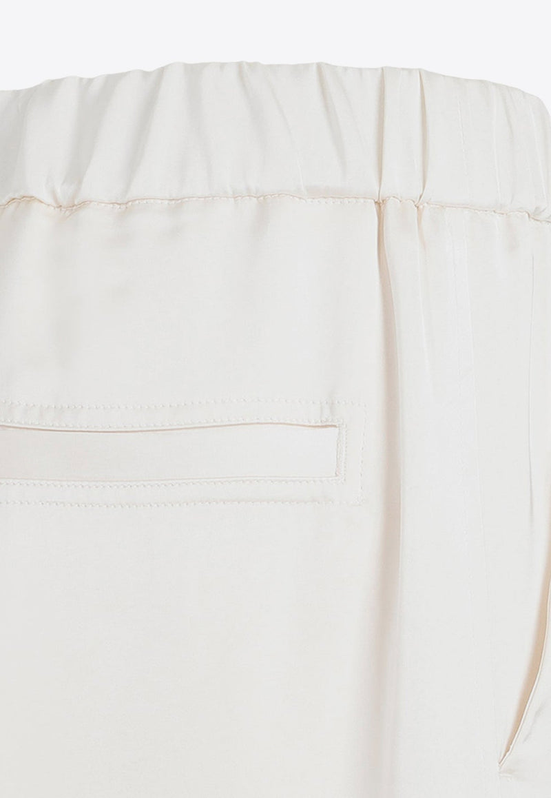 Straight-Leg Elastic Pants