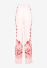 Printed Lucy Pants in Silk