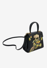 Small Iconic Heritage-Print Top Handle Bag