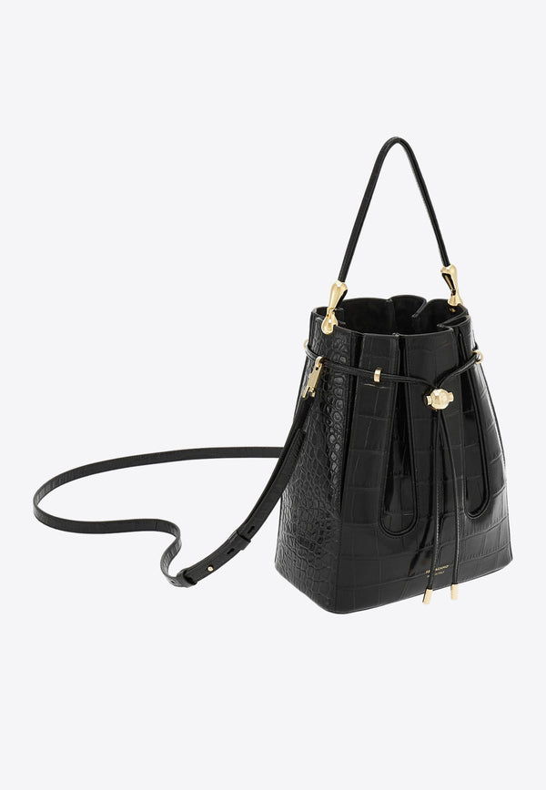 Medium Leather Bucket Bag