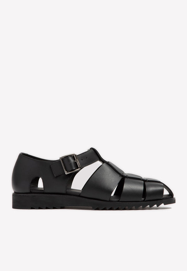 Pacific Cut-Out Leather Sandals