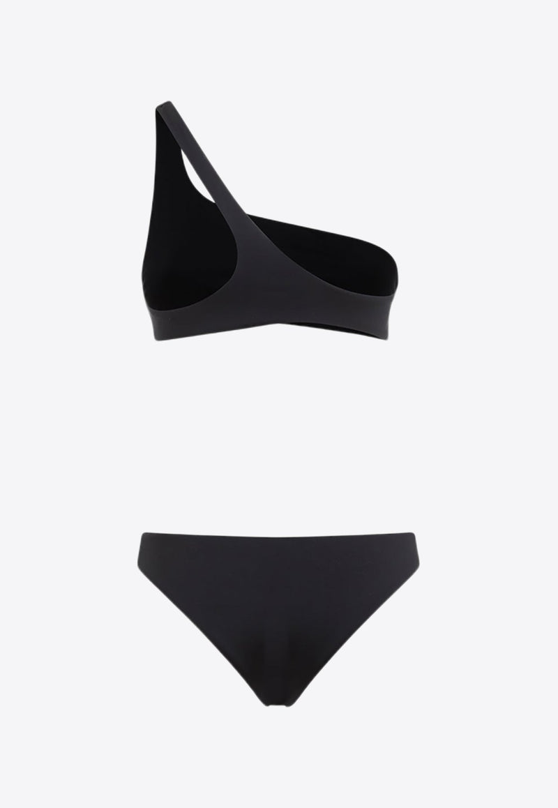 Logo One-Shoulder Bikini