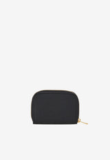 Gancini Zipped Leather Cardholder