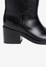65 Mid-Calf Leather Boots