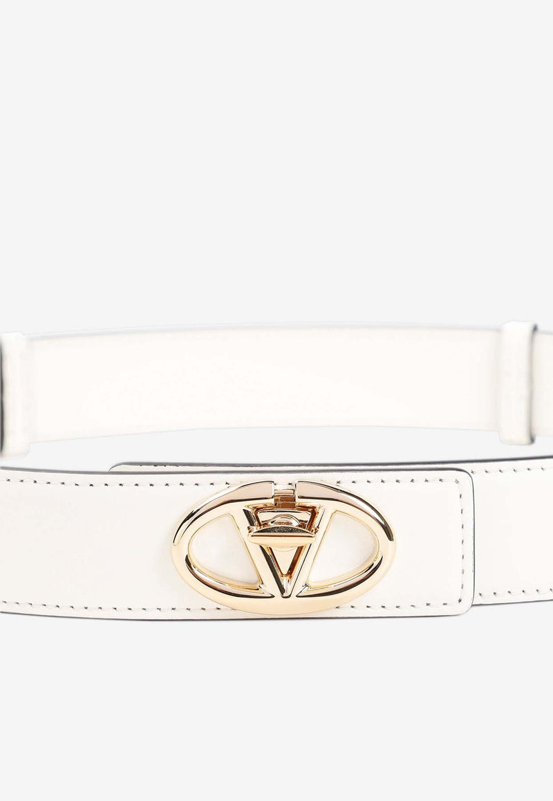 VLogo Leather Belt