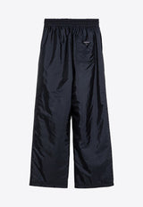 Triangle Logo Drawstring Track Pants