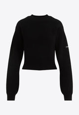 Cropped Wool Sweater