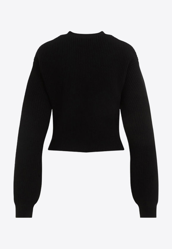 Cropped Wool Sweater