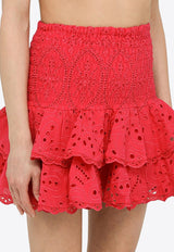 Noa Embroidered Mini Skirt