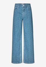 Nini Wide-Leg Denim Pants