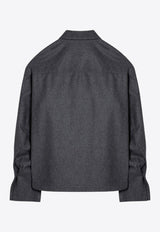 Essential Wool-Blend Long-Sleeved Shirt