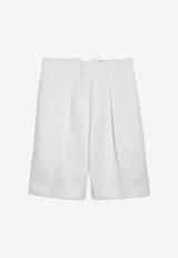 High-Waist Bermuda Shorts