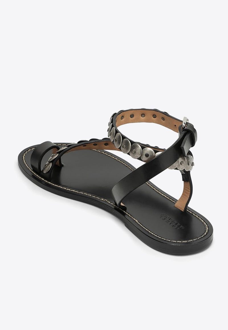 Melte Studded Flat Sandals