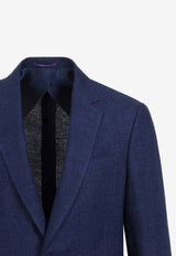 Linen Single-Breasted Blazer