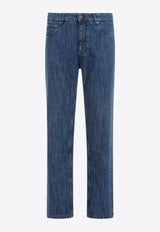 Straight-Leg Roma Jeans