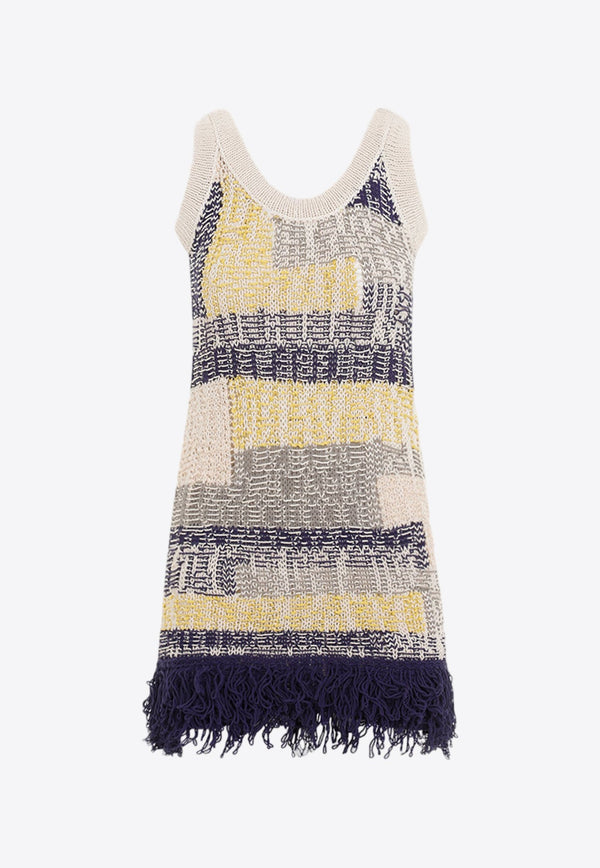 Giro Crochet Knit Mini Dress