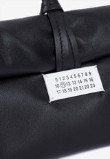Logo Patch Ovine Leather Clutch Bag