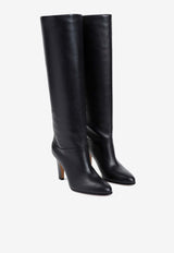 Eve 85 Knee-High Boots in Leather