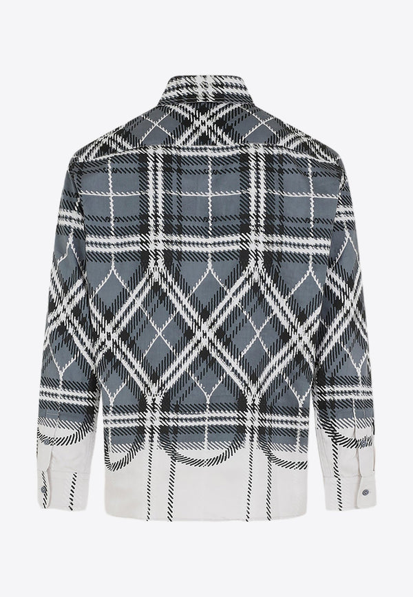 Checked Long-Sleeved Shirt