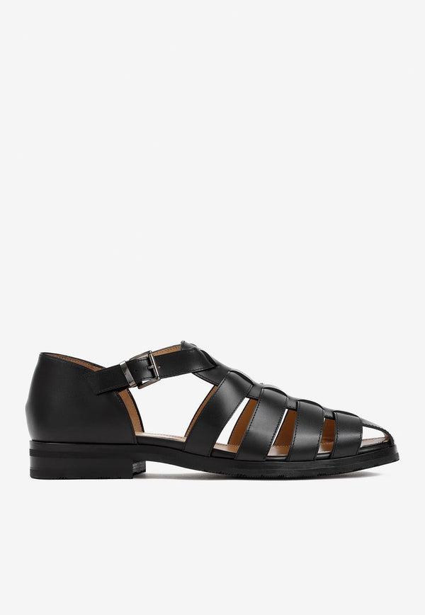 Pacific Flat Sandals in Leather