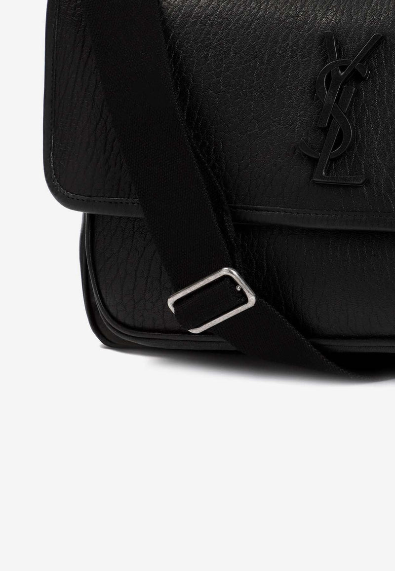 Niki Messenger Bag in Grained Leather