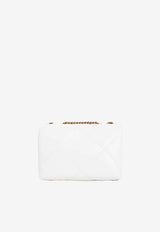 Small Kira Shoulder Bag in Diamond Quilt Leather