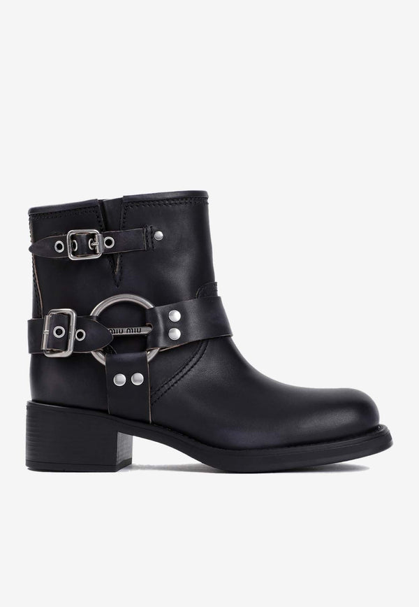 50 Ankle Boots in Calf Leather