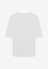 Crewneck Linen-Blend T-shirt