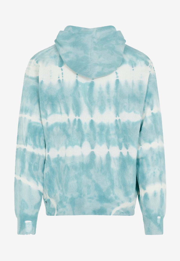 Tie-Dye Distressed Hoodie