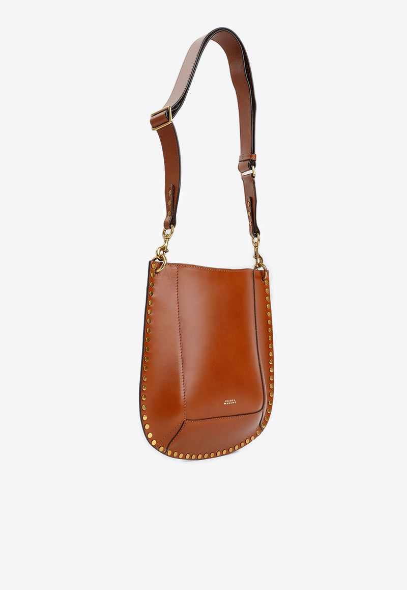 Oskan Studded Shoulder Bag in Calf Leather