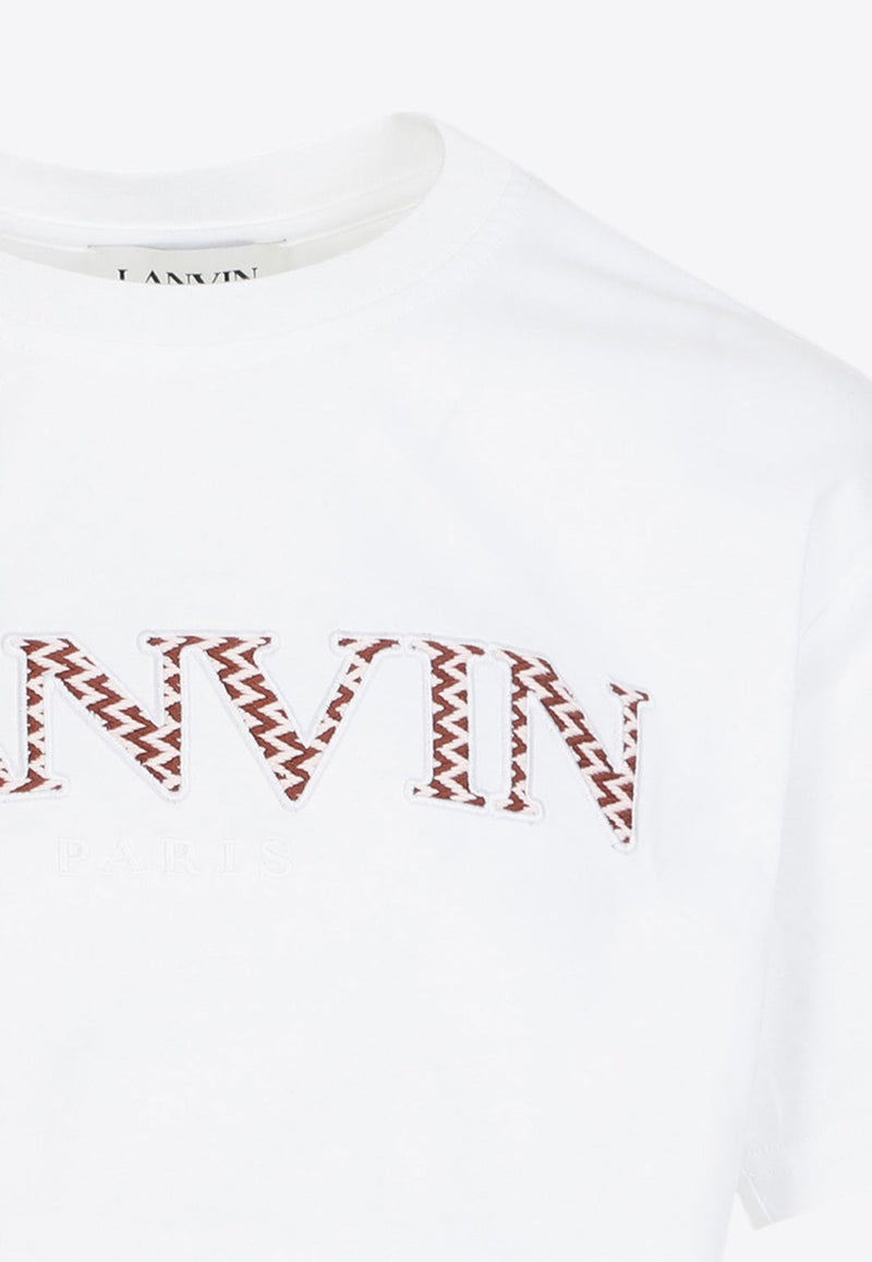 Curb Embroidered Cropped T-shirt