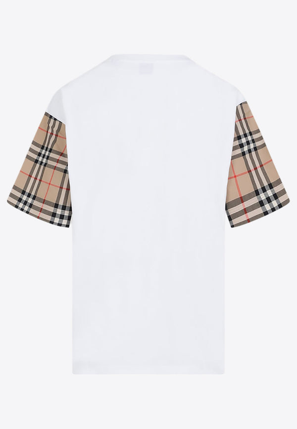 Checked Short-Sleeved T-shirt