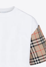 Checked Short-Sleeved T-shirt