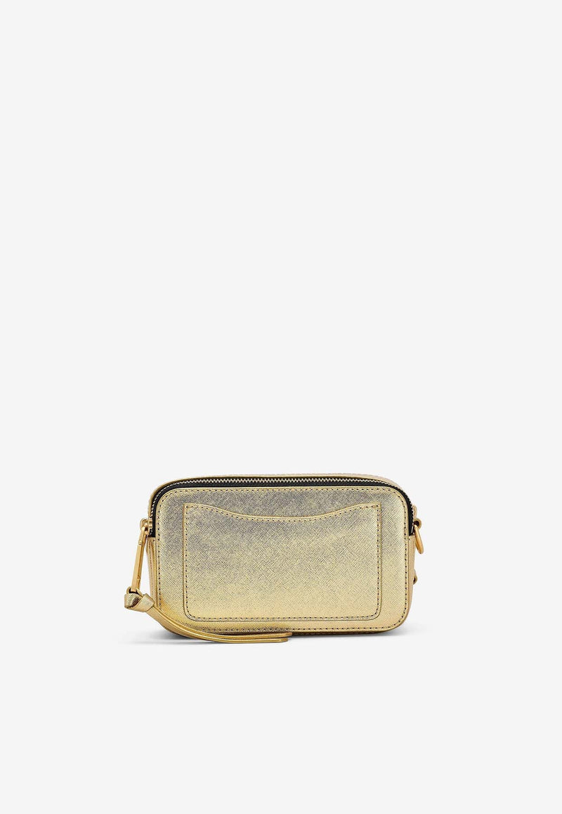 Metallic Snapshot Shoulder Bag